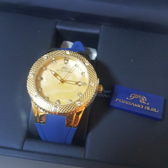 ✔Rare Porsamo Bleu Linda Watch (May need battery)